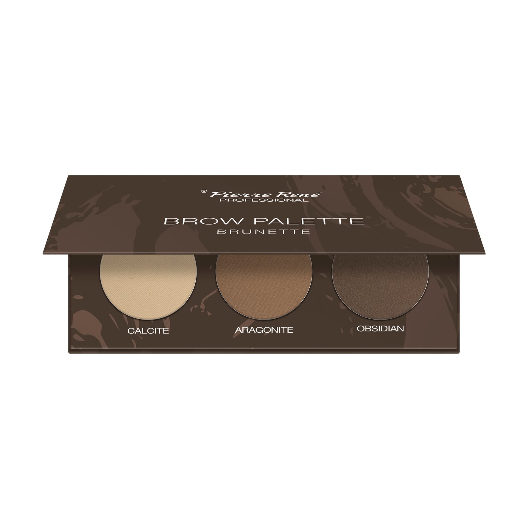 Палетка тіней для брів Pierre Rene Professional Brow Palette, 03 Brunette, 3.9 г