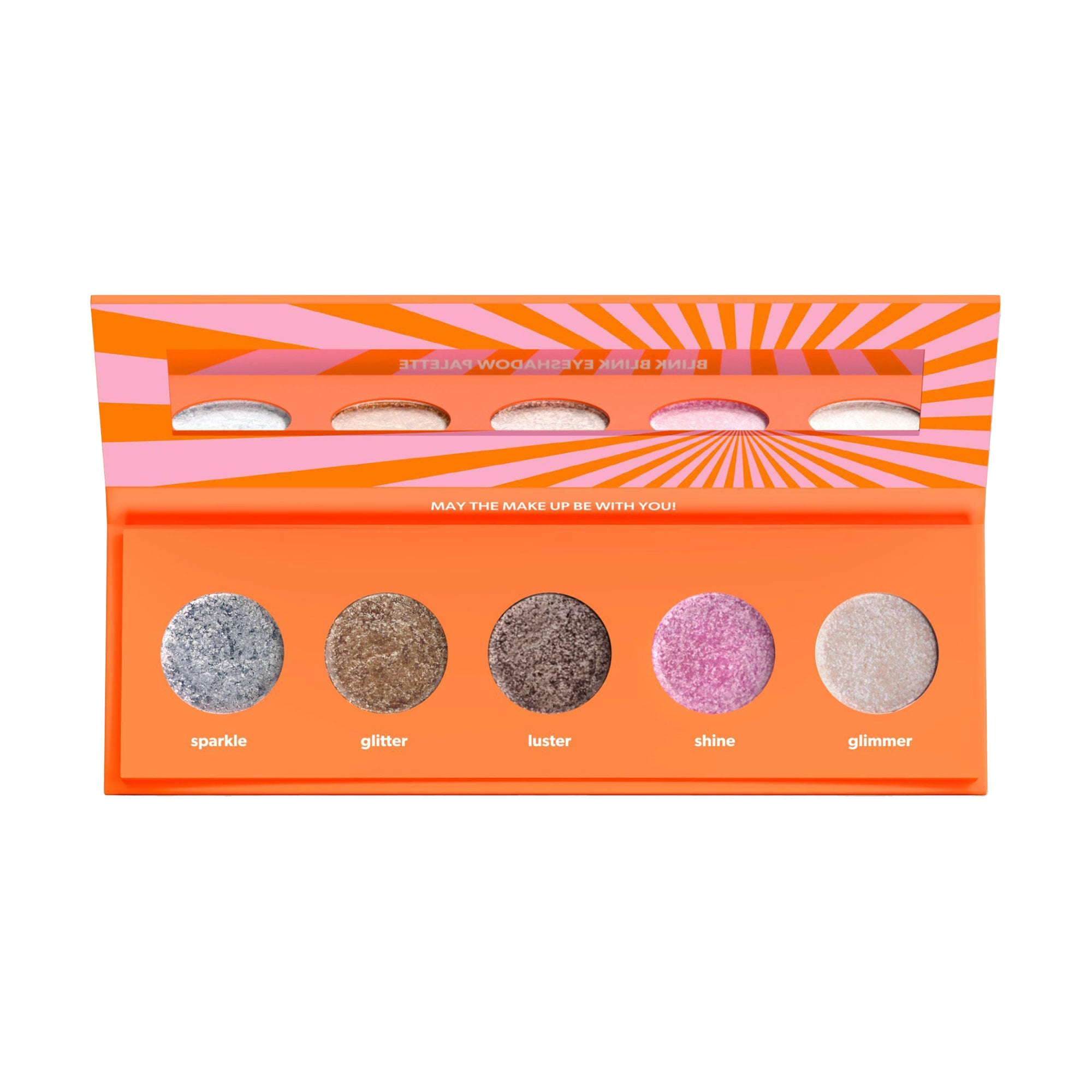 Палетка тіней для повік Face Boom Make-Up Blink Blink Eyeshadow Palette 01 Sparkles, 7 г