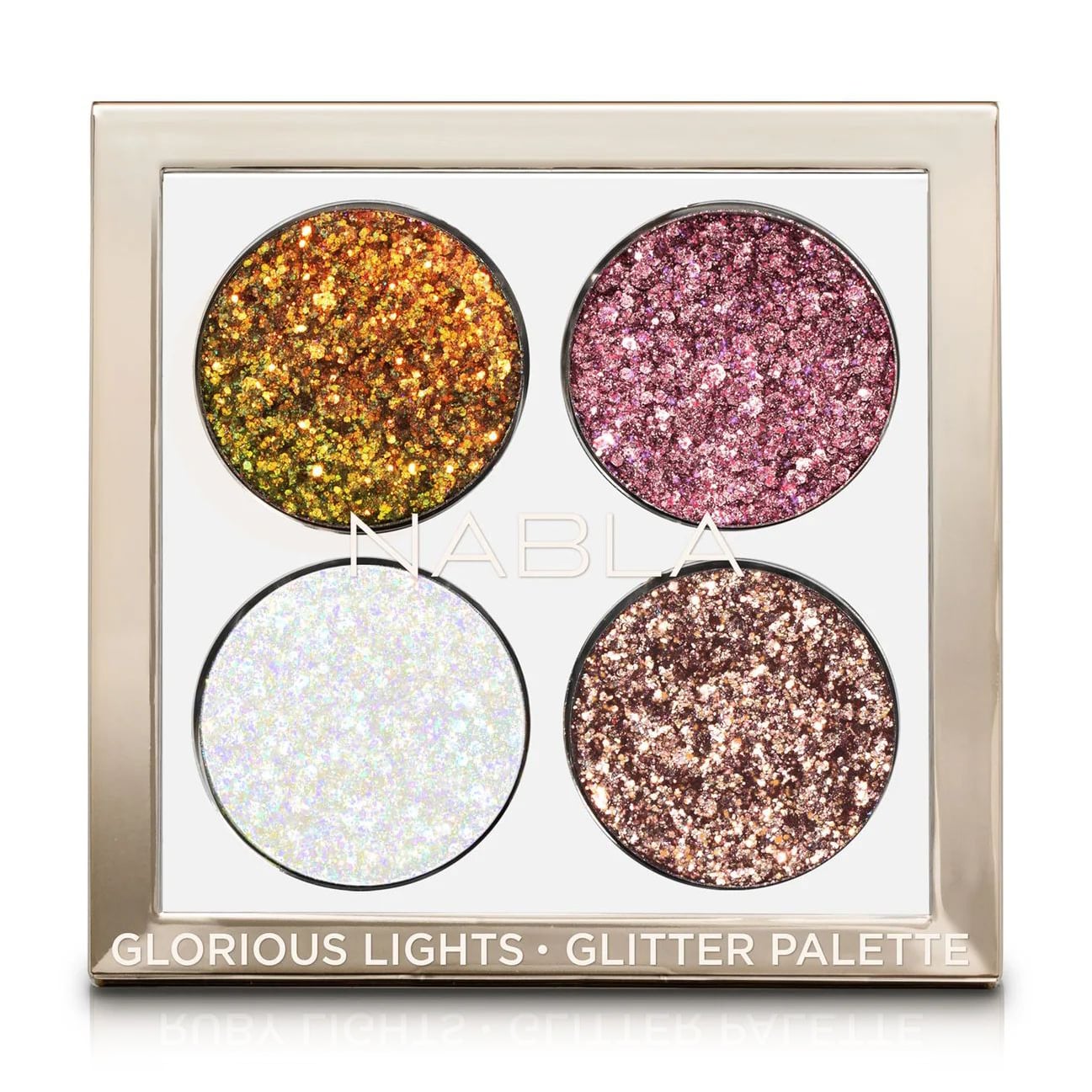 Палетка тіней для повік NABLA Glorious Lights Glitter Palette, 4 г