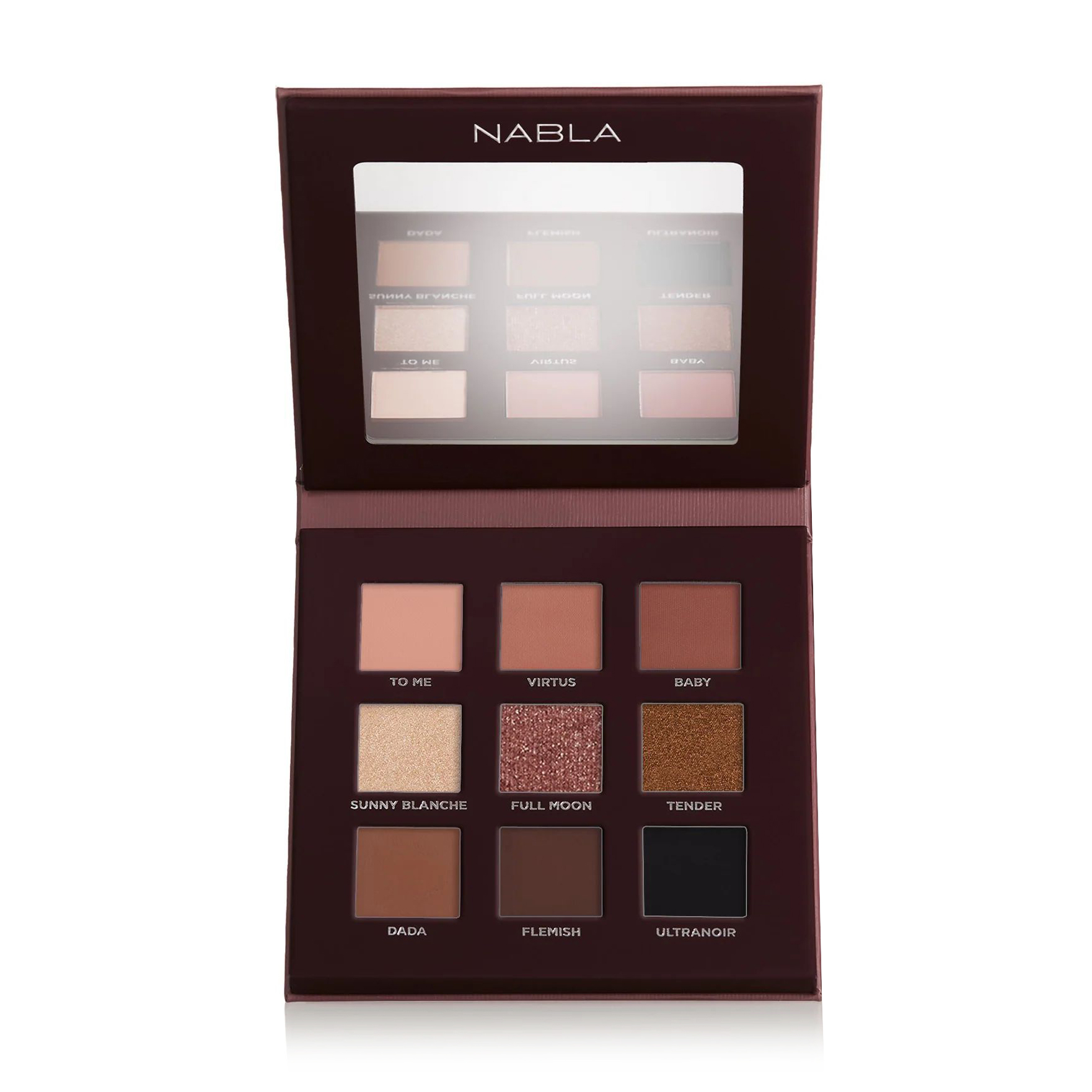 Палетка тіней для повік NABLA Side By Side Nude Palette Baby, 7.4 г